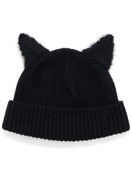 Wool knitted beanie