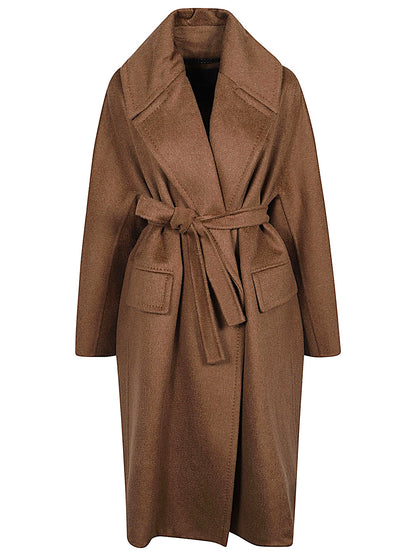 Cashmere and wool blend coat