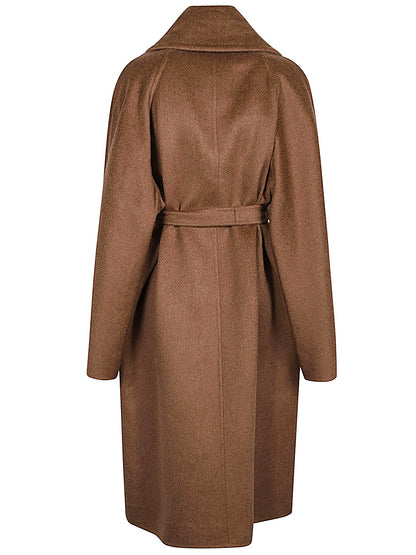 Cashmere and wool blend coat