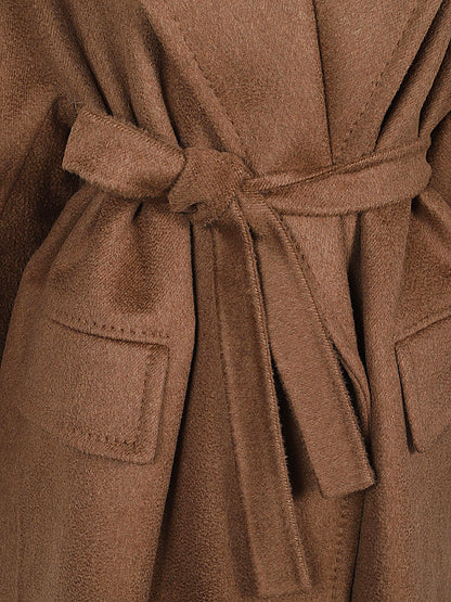 Cashmere and wool blend coat