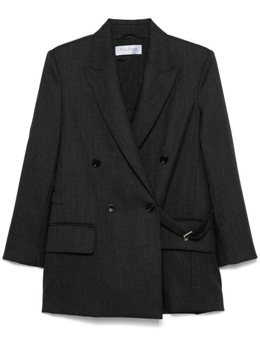 Wool double-breasted jacket