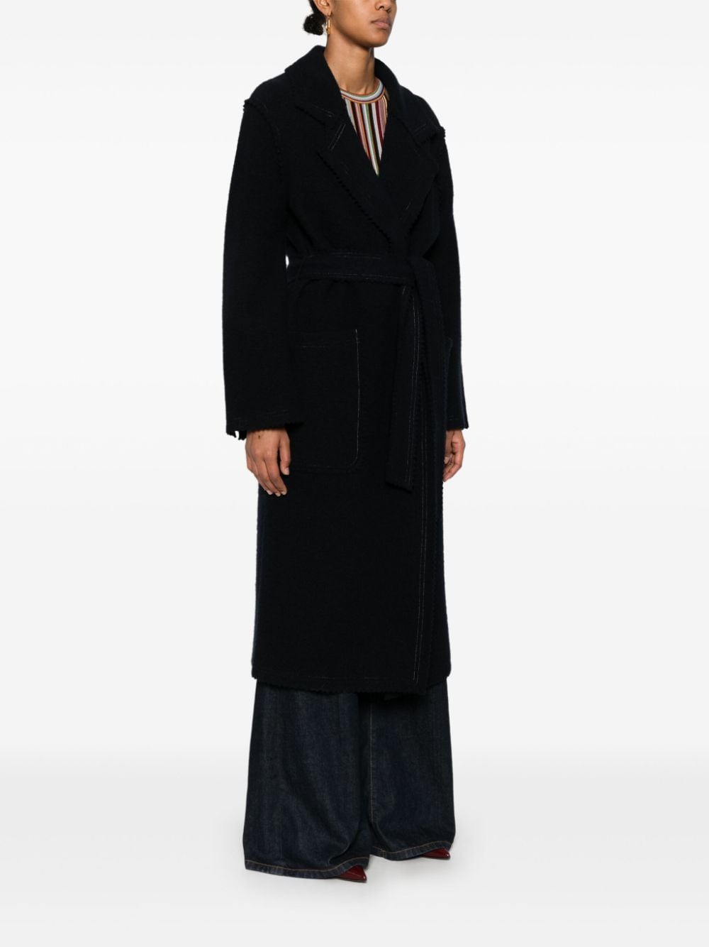 Wool long coat