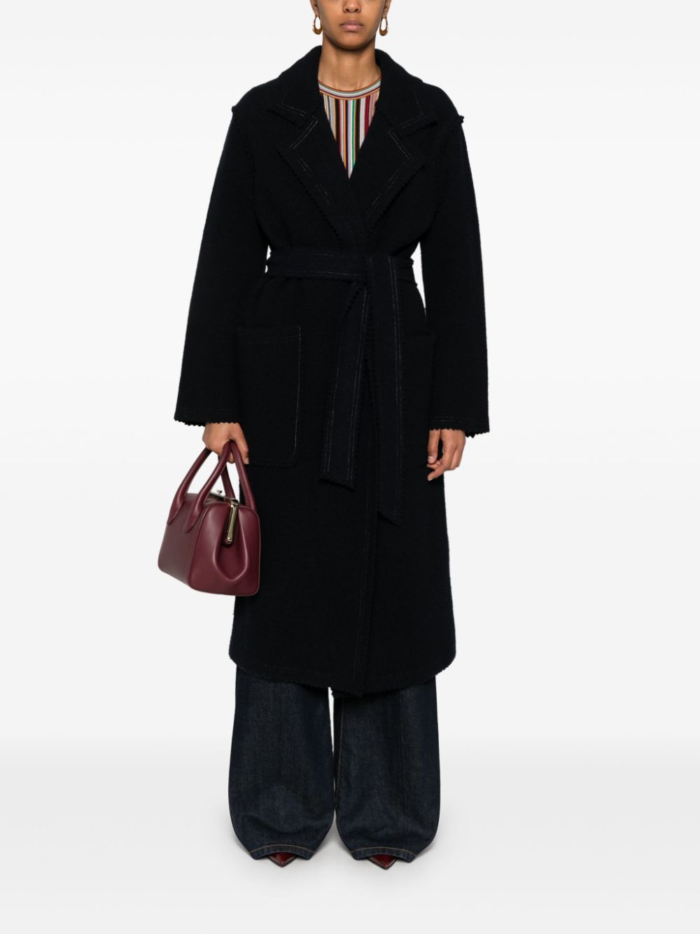 Wool long coat