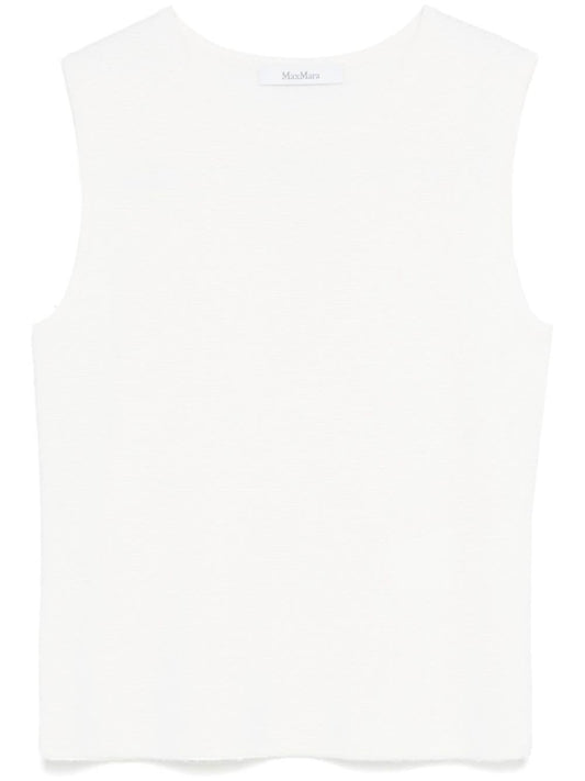 Wool and cashmere tank top