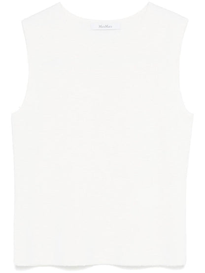 Wool and cashmere tank top