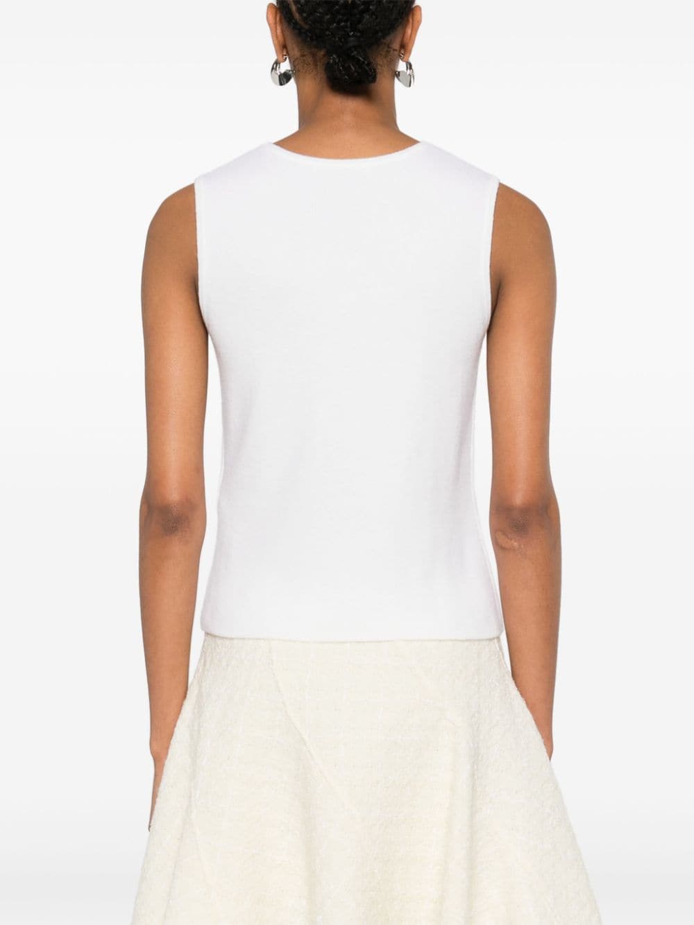 Wool and cashmere tank top