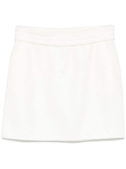 Wool mini skirt