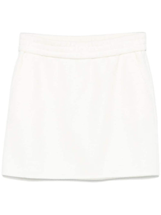 Wool mini skirt