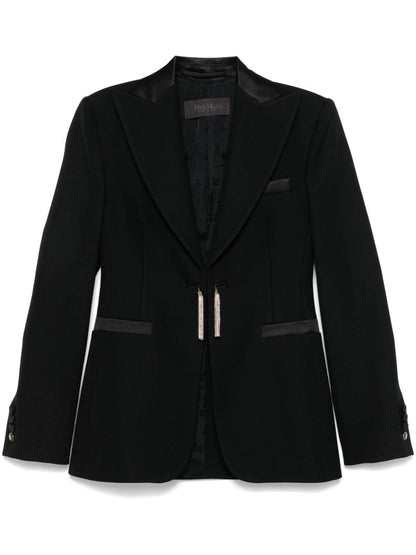 Wool single-breasted jacket