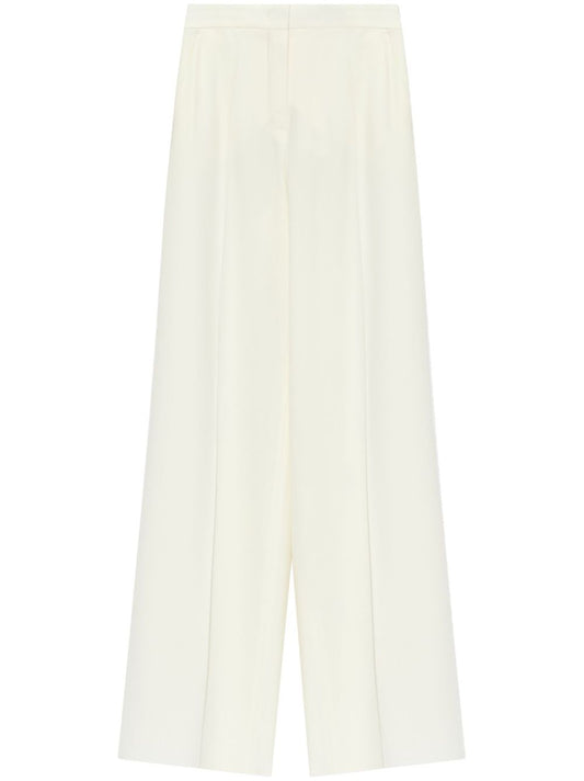 Wool wide-leg trousers