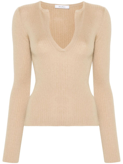 Silk and cashmere wool top