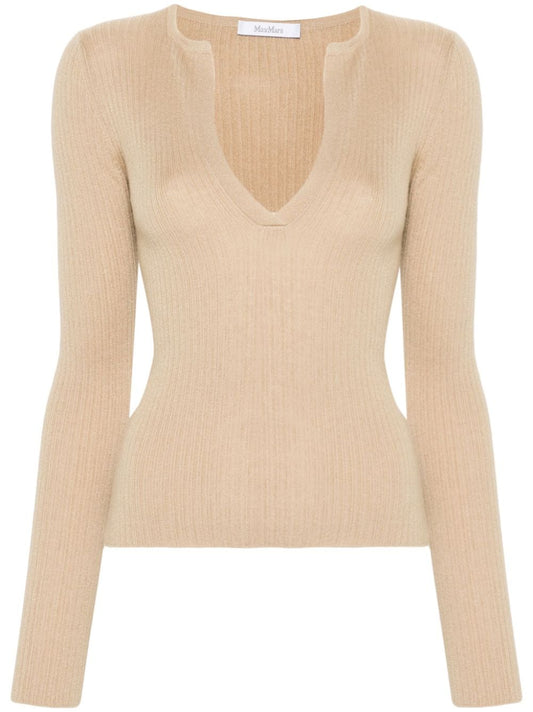 Silk and cashmere wool top