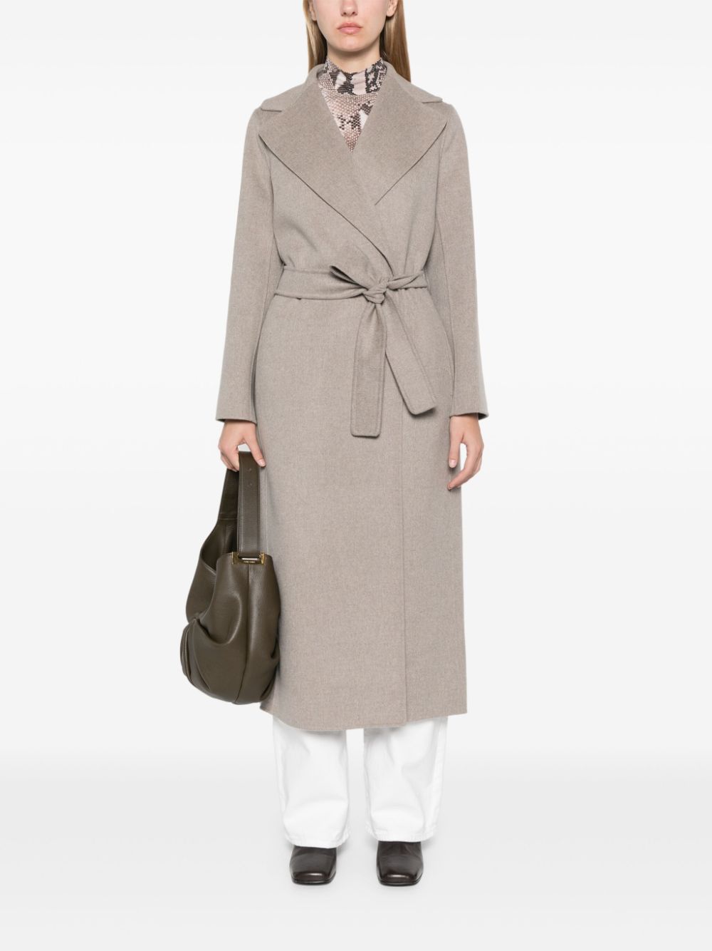 Wool long coat