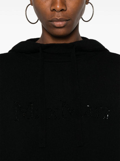 Logo wool hoodie