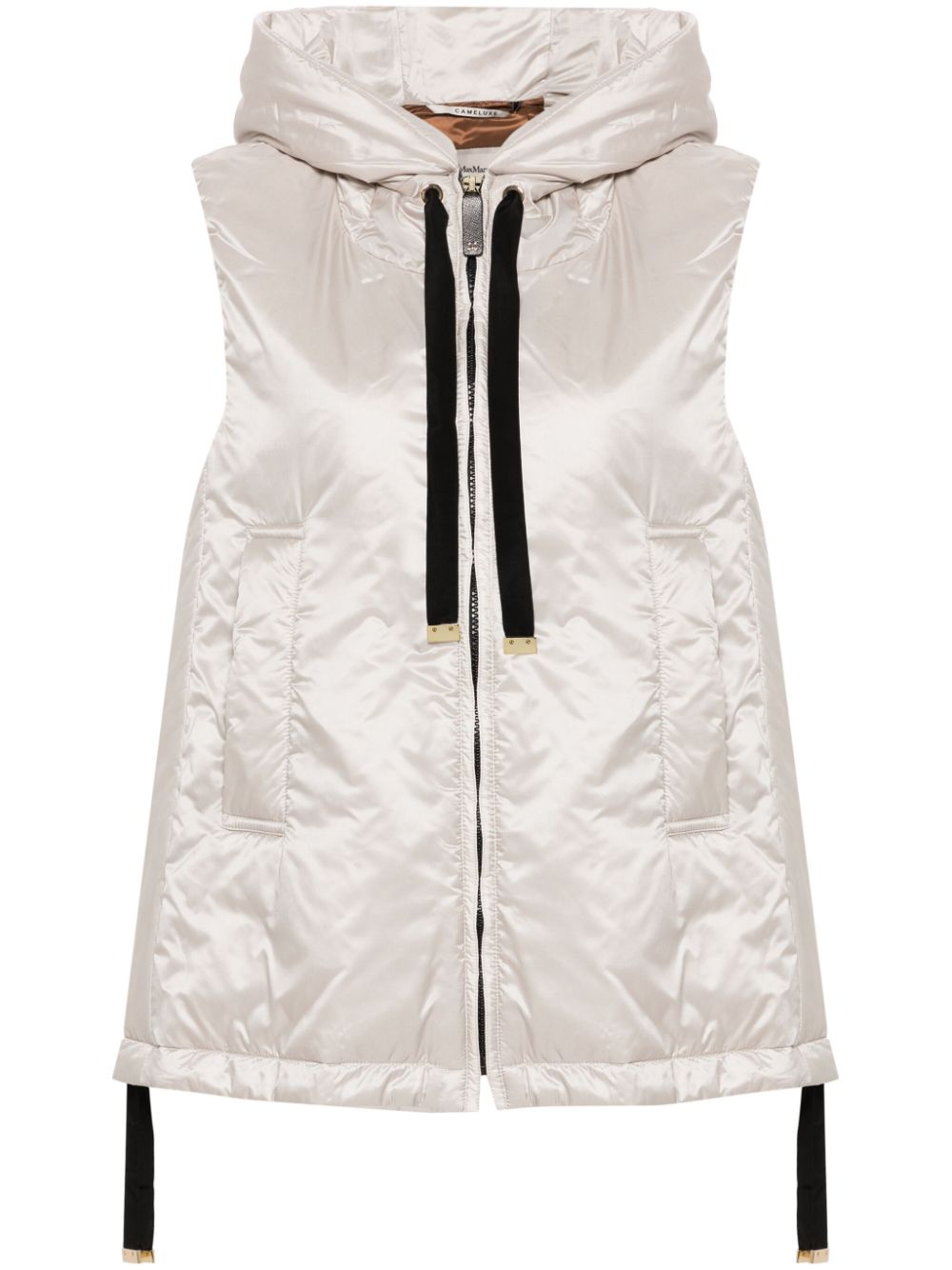 Padded down vest