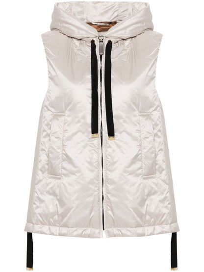 Padded down vest