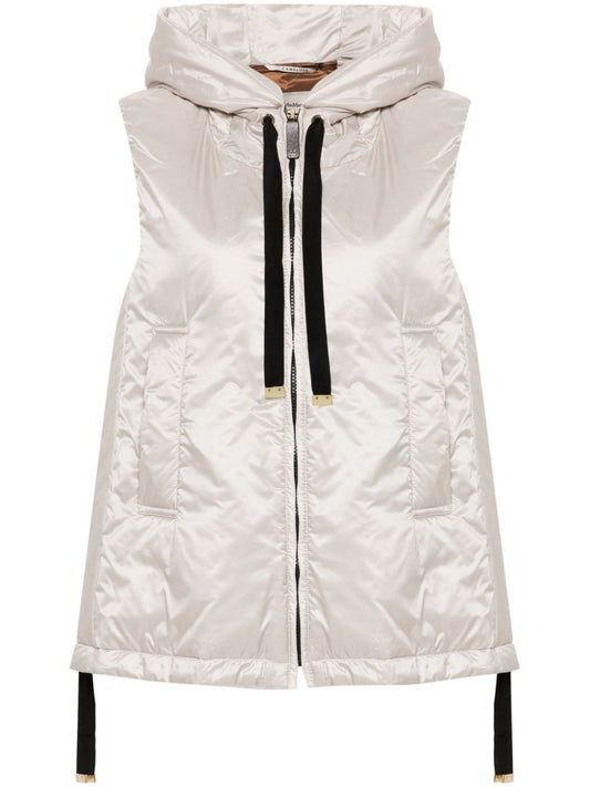 Padded down vest