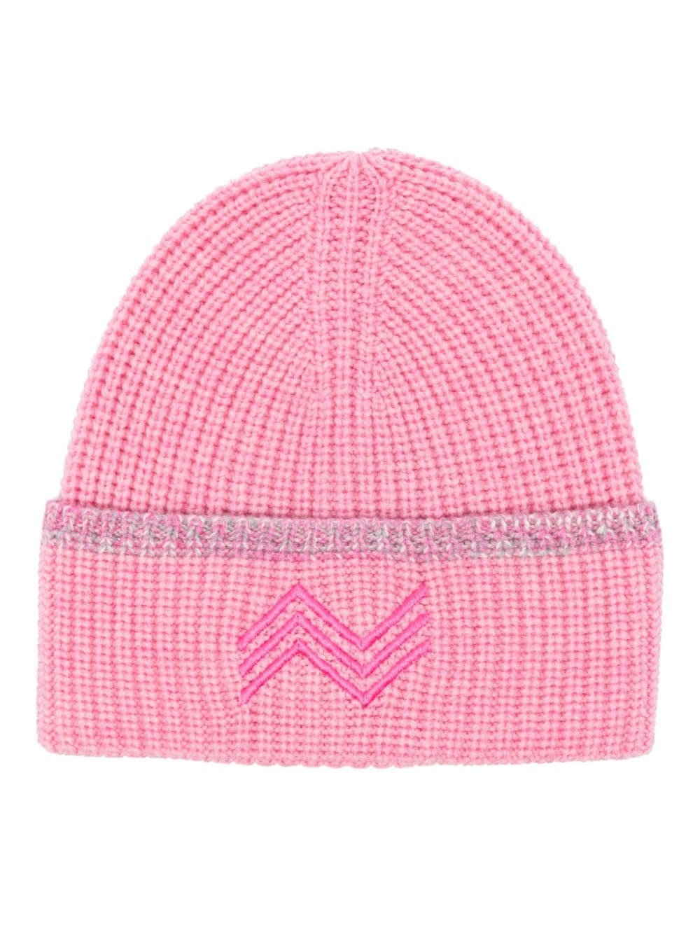 Zig zag wool beanie