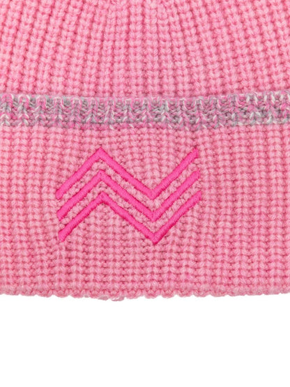 Zig zag wool beanie