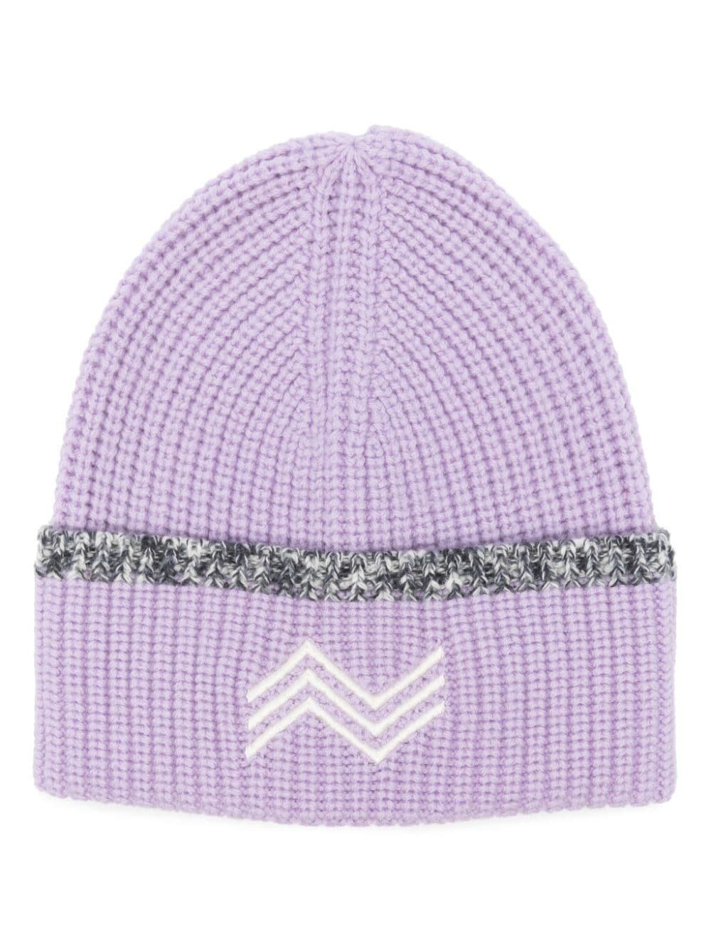 Zig zag wool beanie