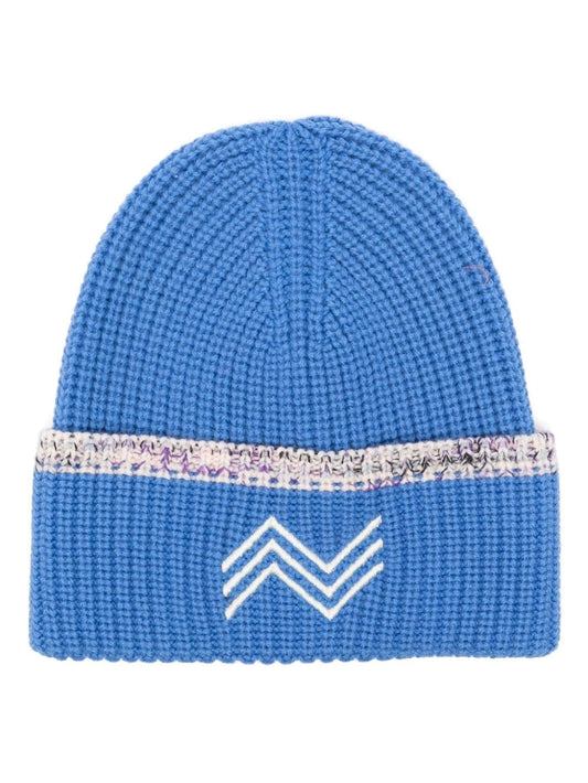 Zig zag wool beanie