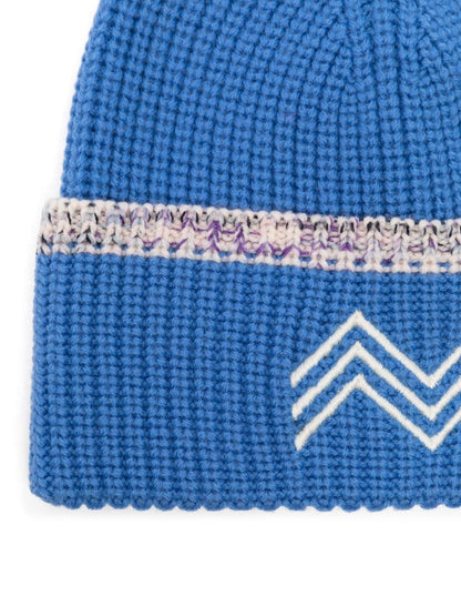 Zig zag wool beanie