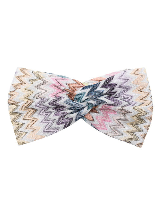 Zig zag motif headband