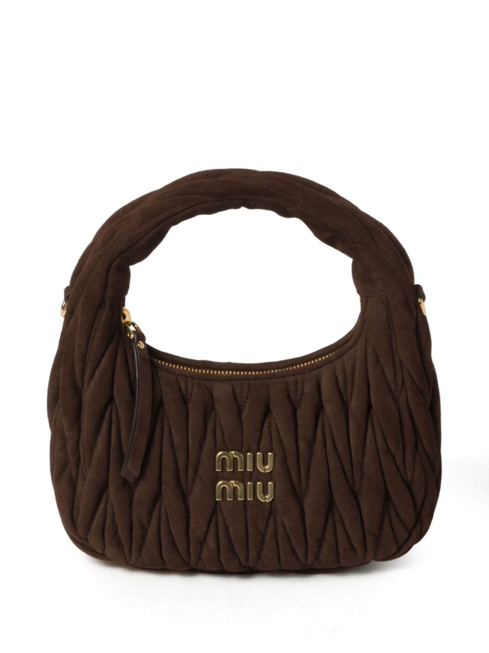 Wander suede leather handbag