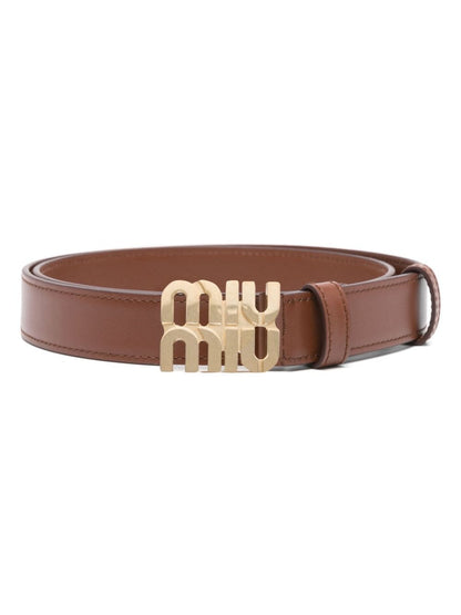 Leather belt