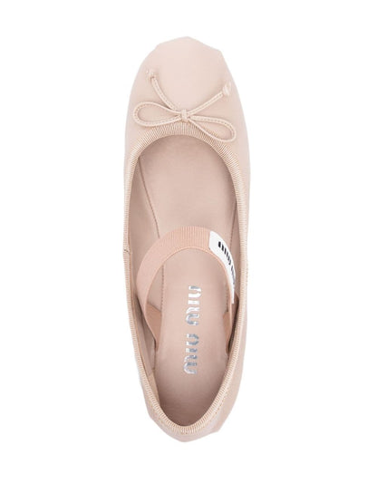 Leather ballet flats