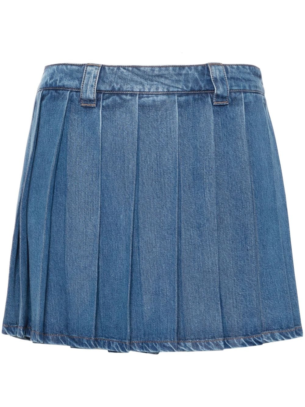 Denim mini skirt