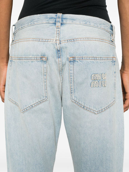 Denim cotton jeans