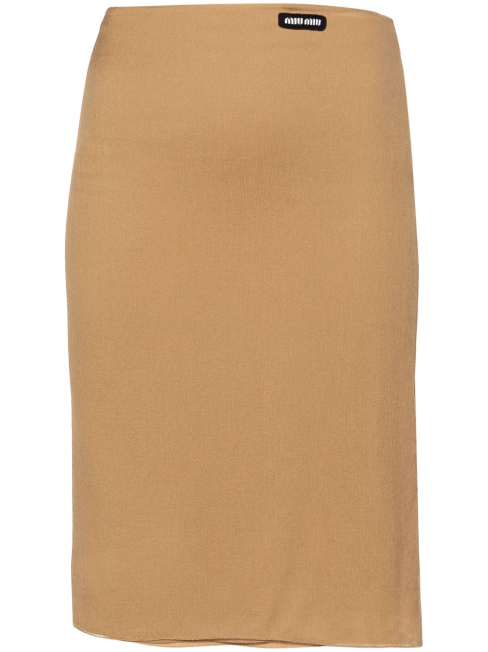 Chiffon midi skirt