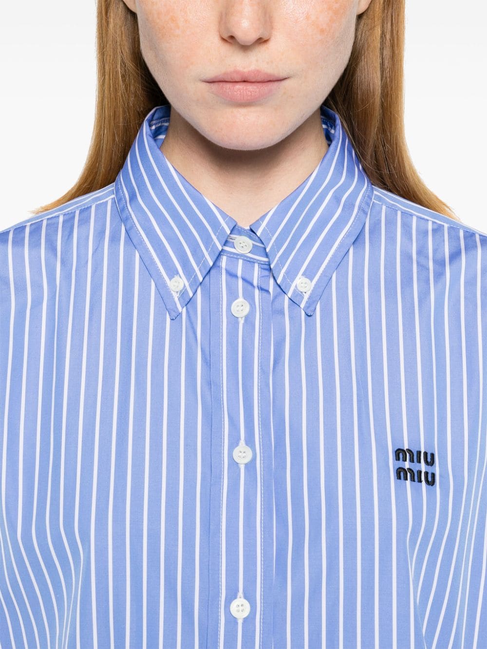 Logo striped shirt