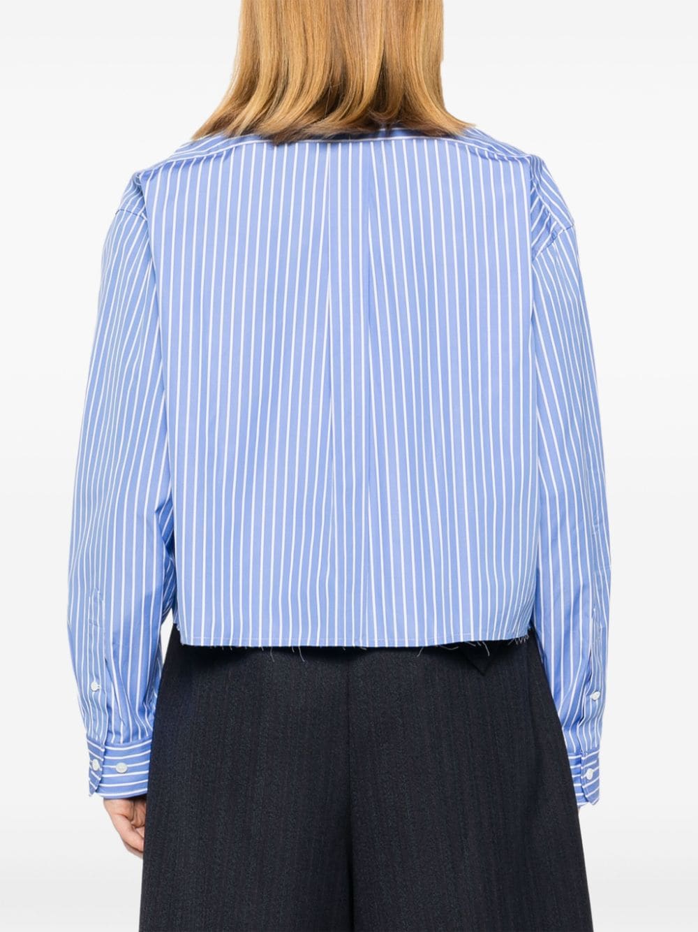 Logo striped shirt