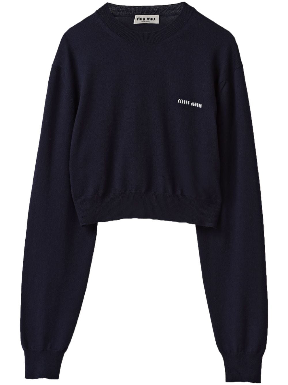 Wool crewneck sweater