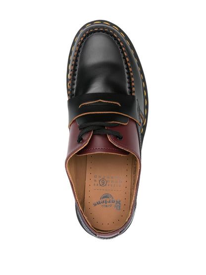 Leather loafers