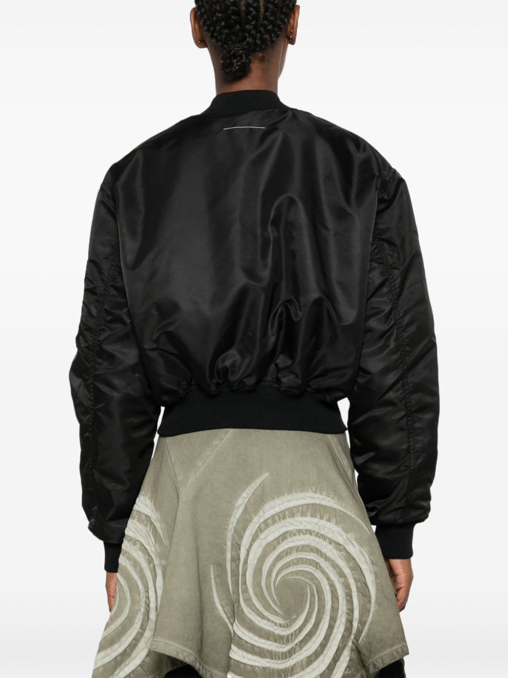 Nylon bomber jacket