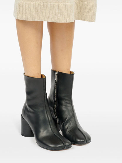 Leather ankle boots