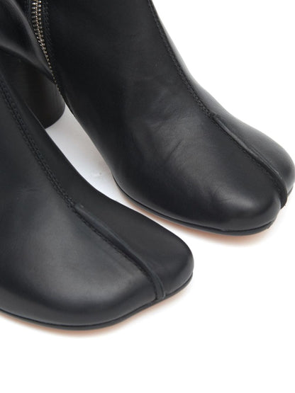 Leather ankle boots