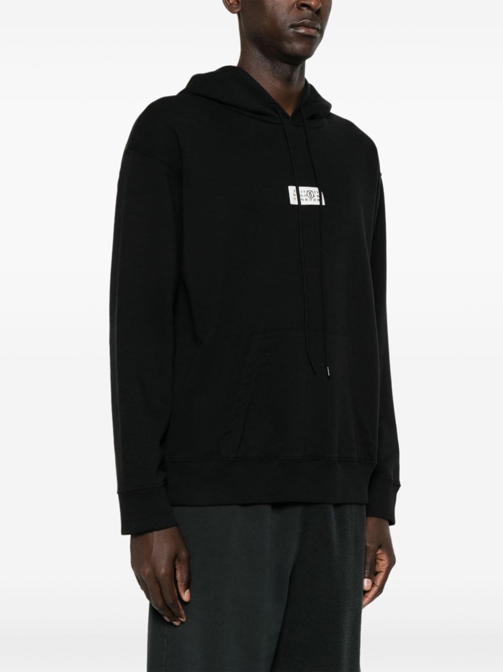 Logo cotton hoodie