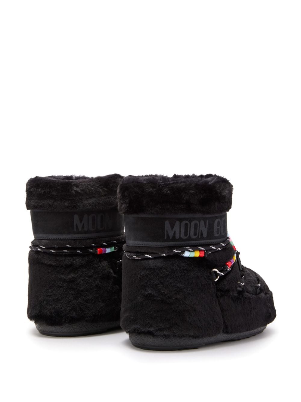 Icon low faux fur beads snow boots