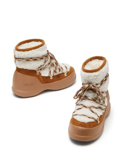 Luna low shearling snow boots