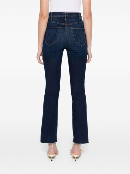 Bootcut denim cotton jeans