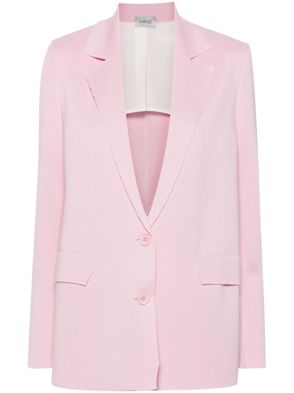 Oversized single-breasted blazer jacket