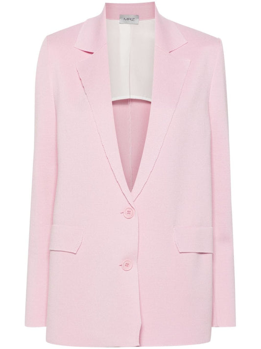 Oversized single-breasted blazer jacket