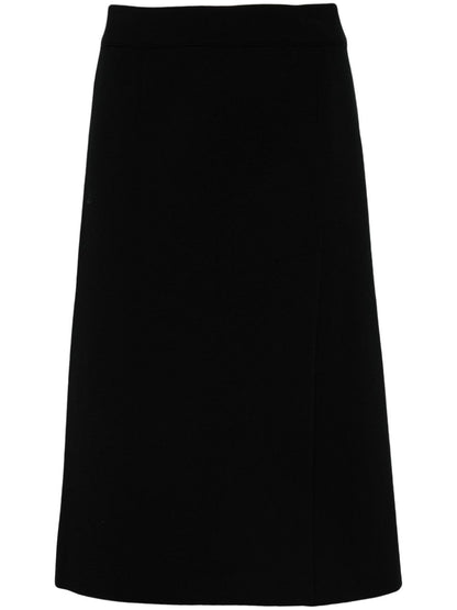 Wool pencil skirt