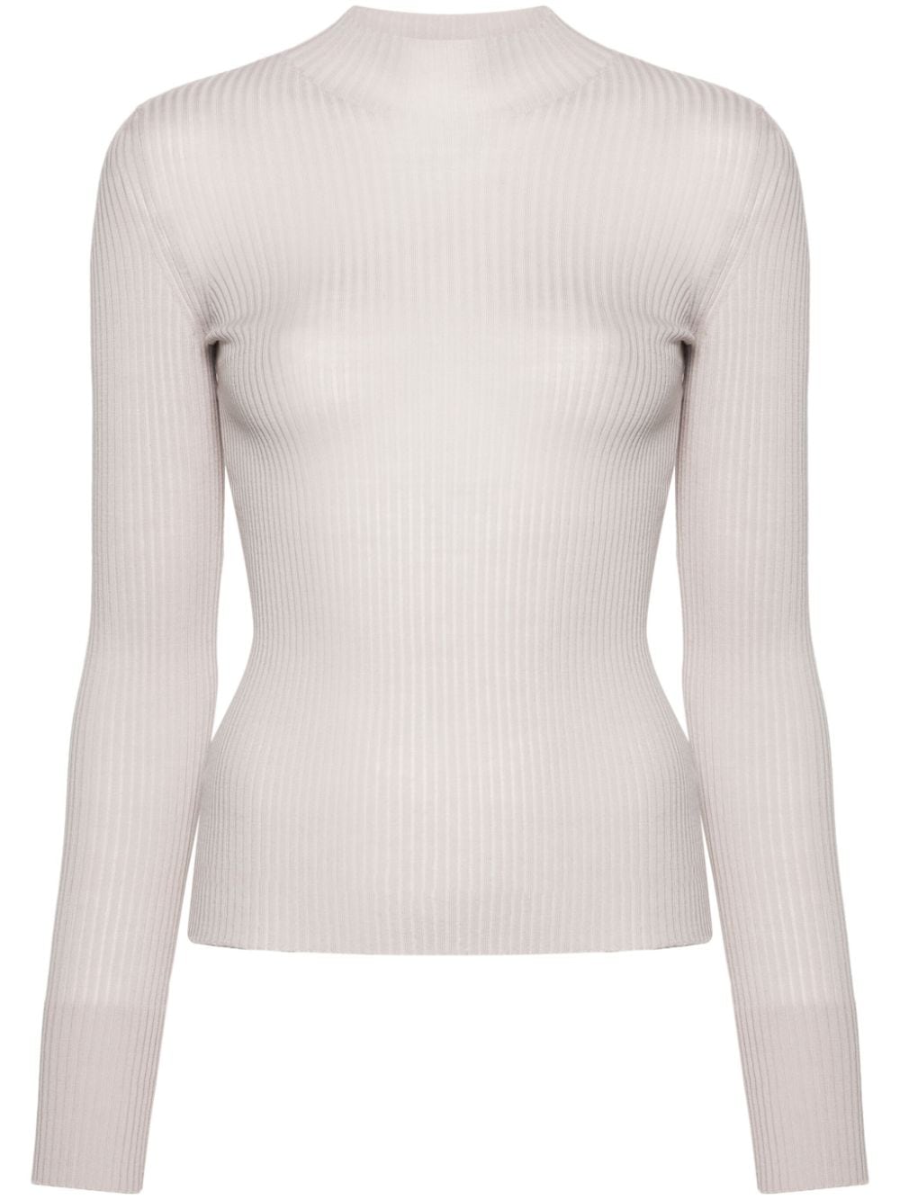 Wool high-neck sweater