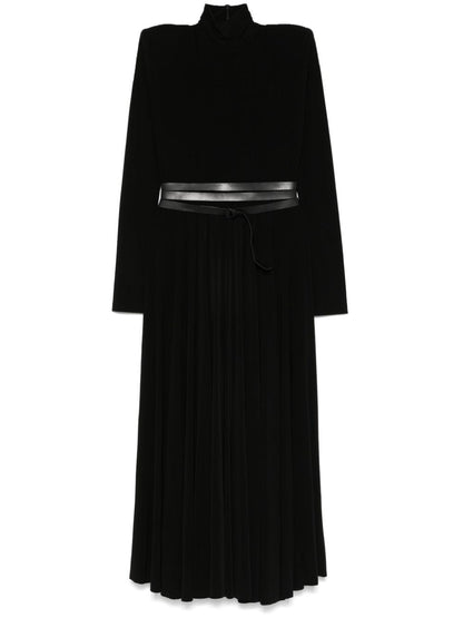 High-neck long dress