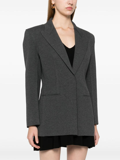 Cotton single-breasted jacket